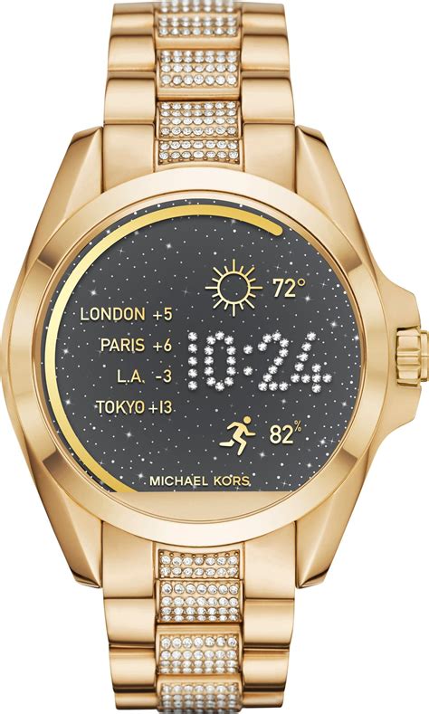 michael kors uhr bradshaw gold|Michael Kors bradshaw smartwatch gold.